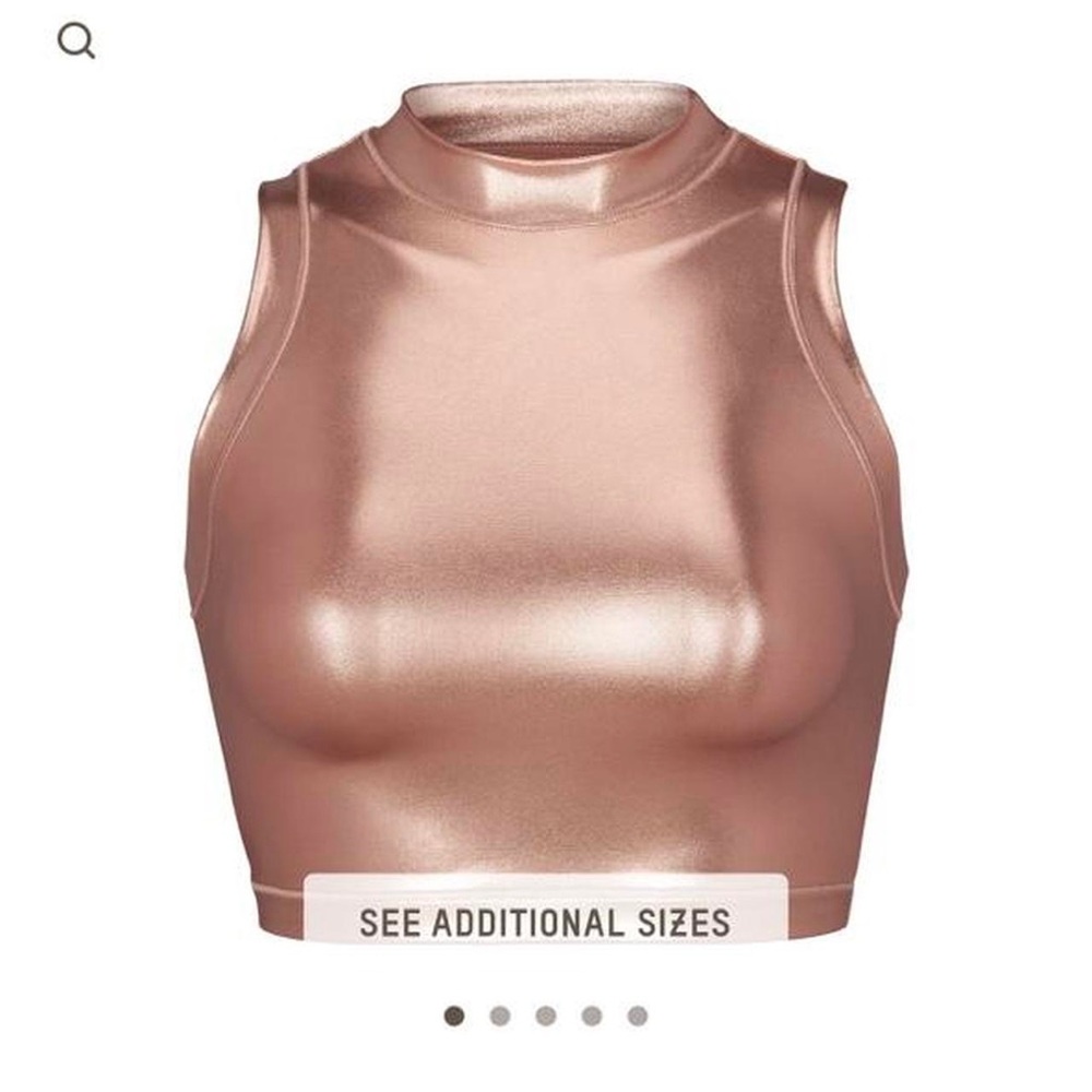 Skims Metallic Top